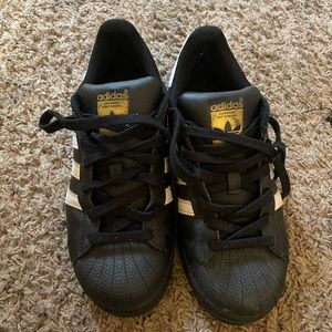 adidas black shoes size 5 and a half